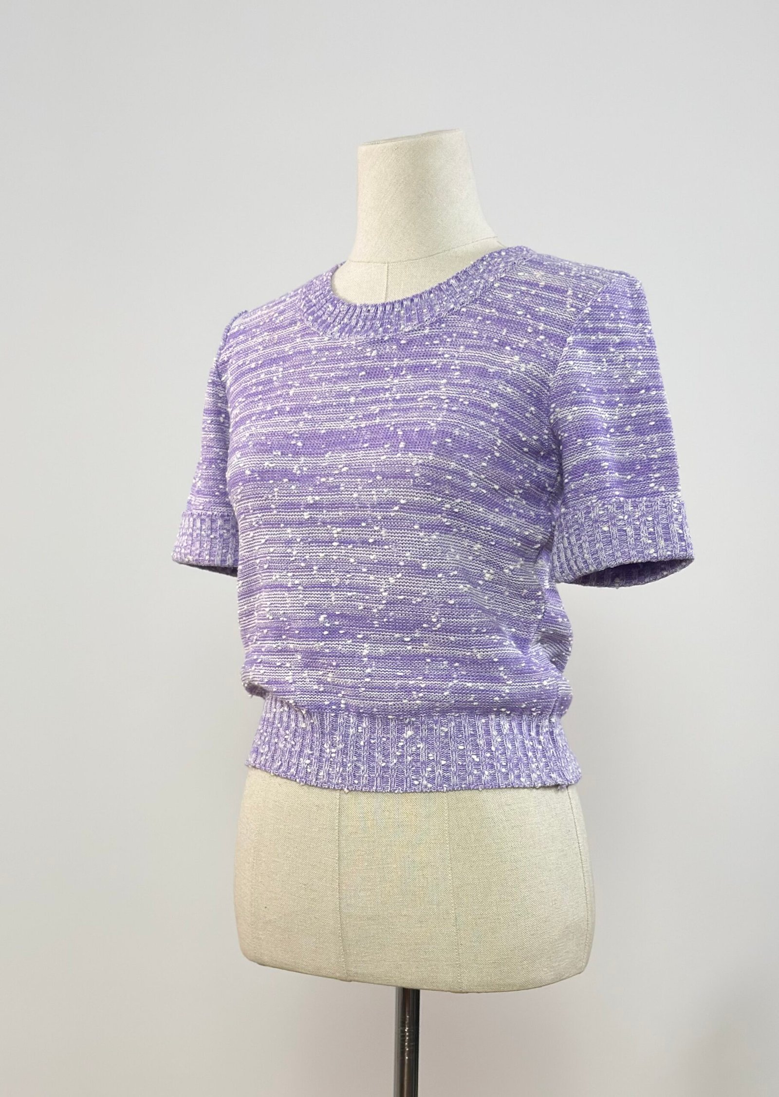 Top malva de manga corta - Imagen 4