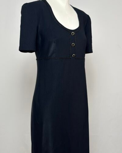 Vestido de manga corta de punto elástico