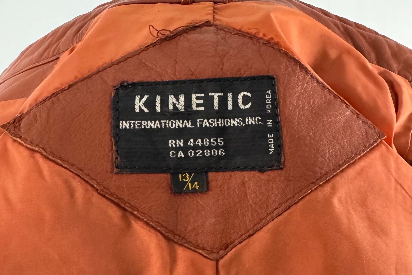 Chaqueta de cuero color caldera - Imagen 9