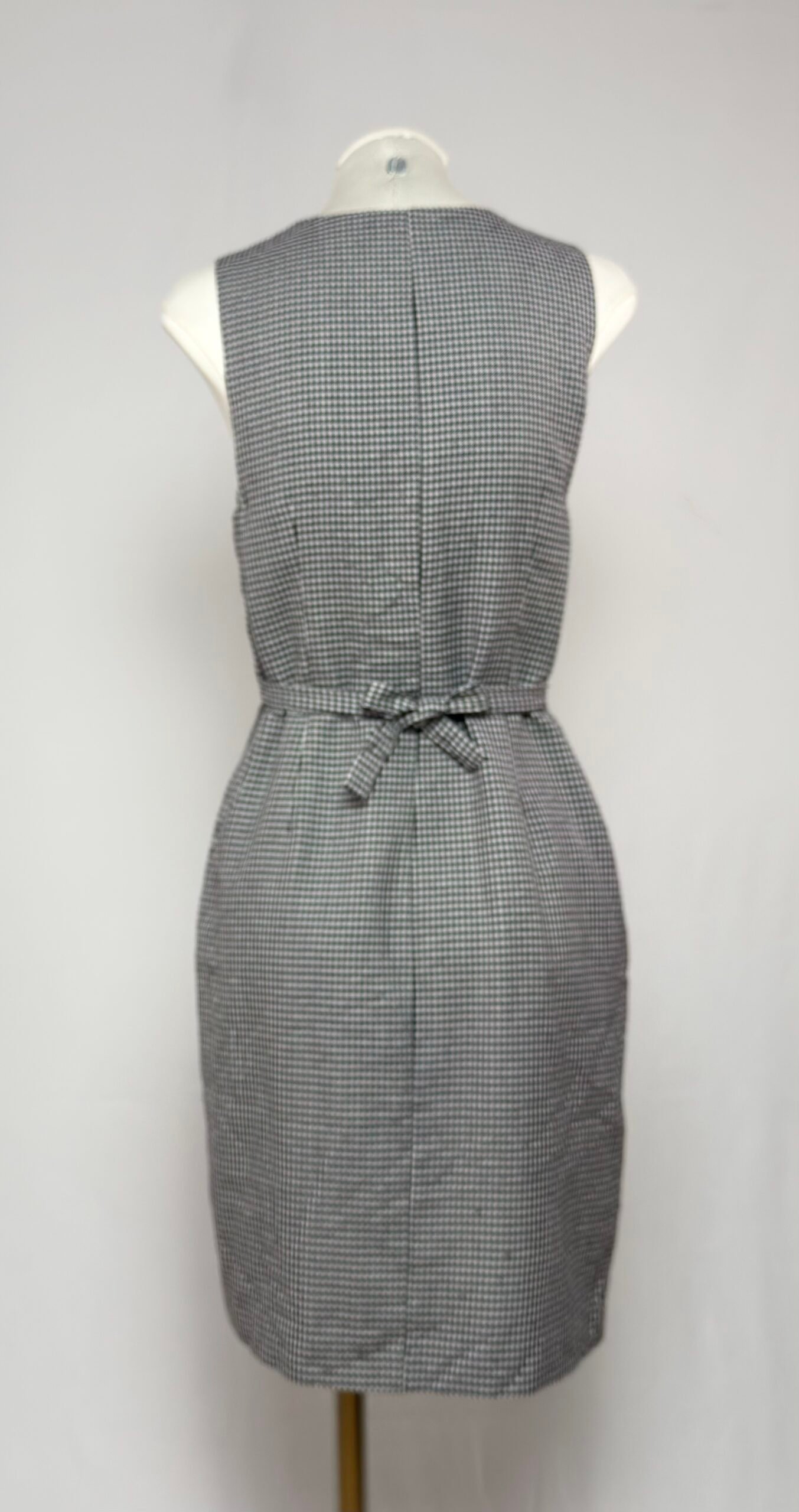 Vestido tipo pichi de cuadros vichy - Imagen 5