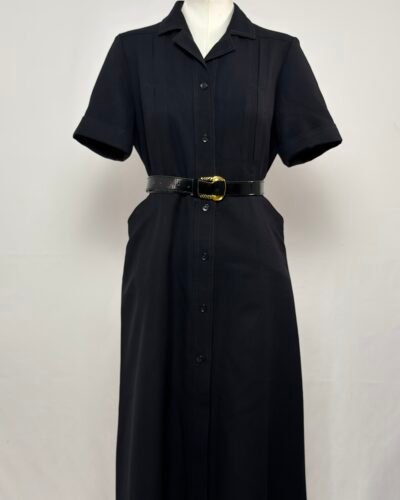 Vestido camisero negro