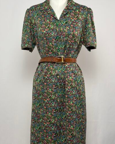 Vestido camisero primavera verde