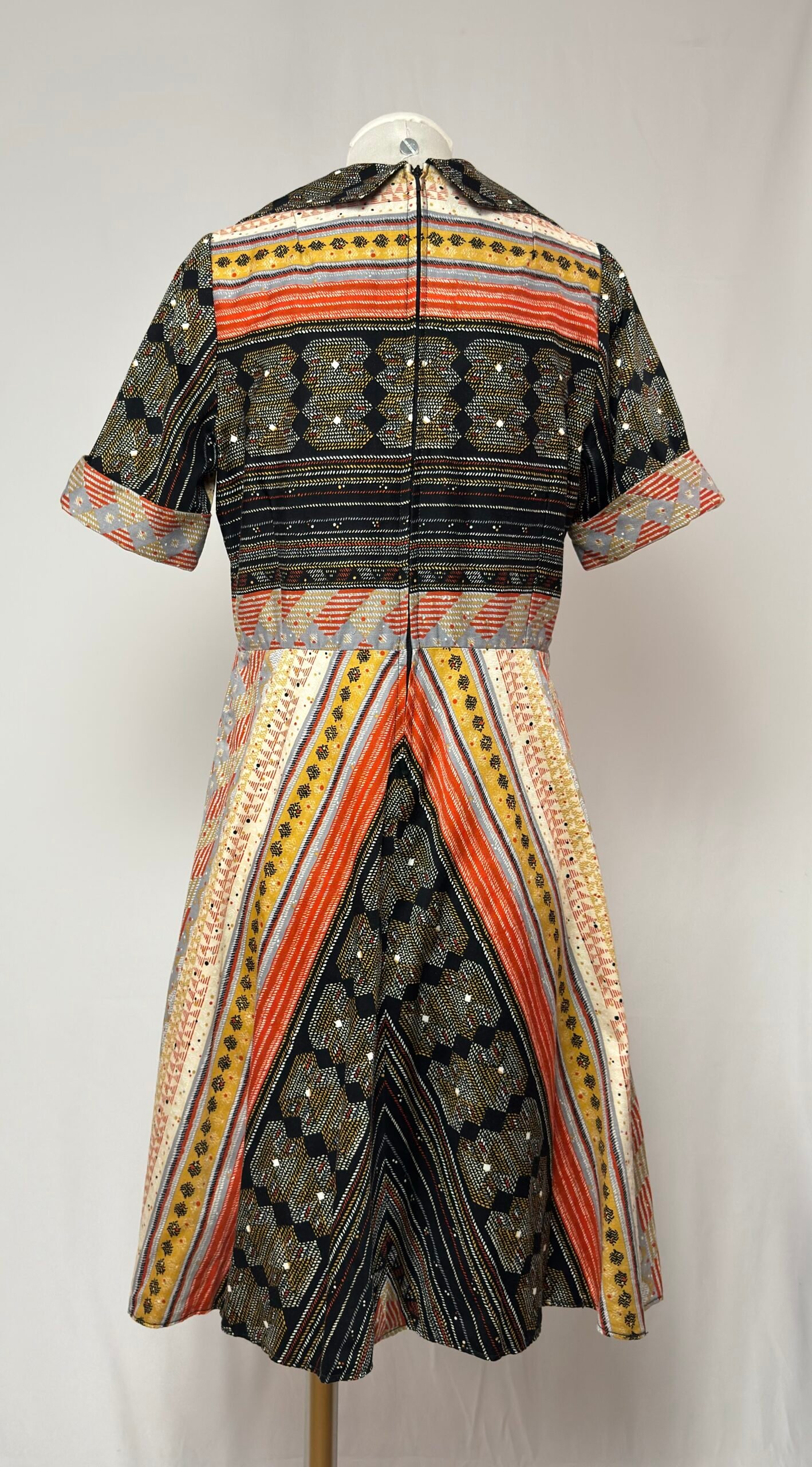 Vestido multi estampado étnico - Imagen 5