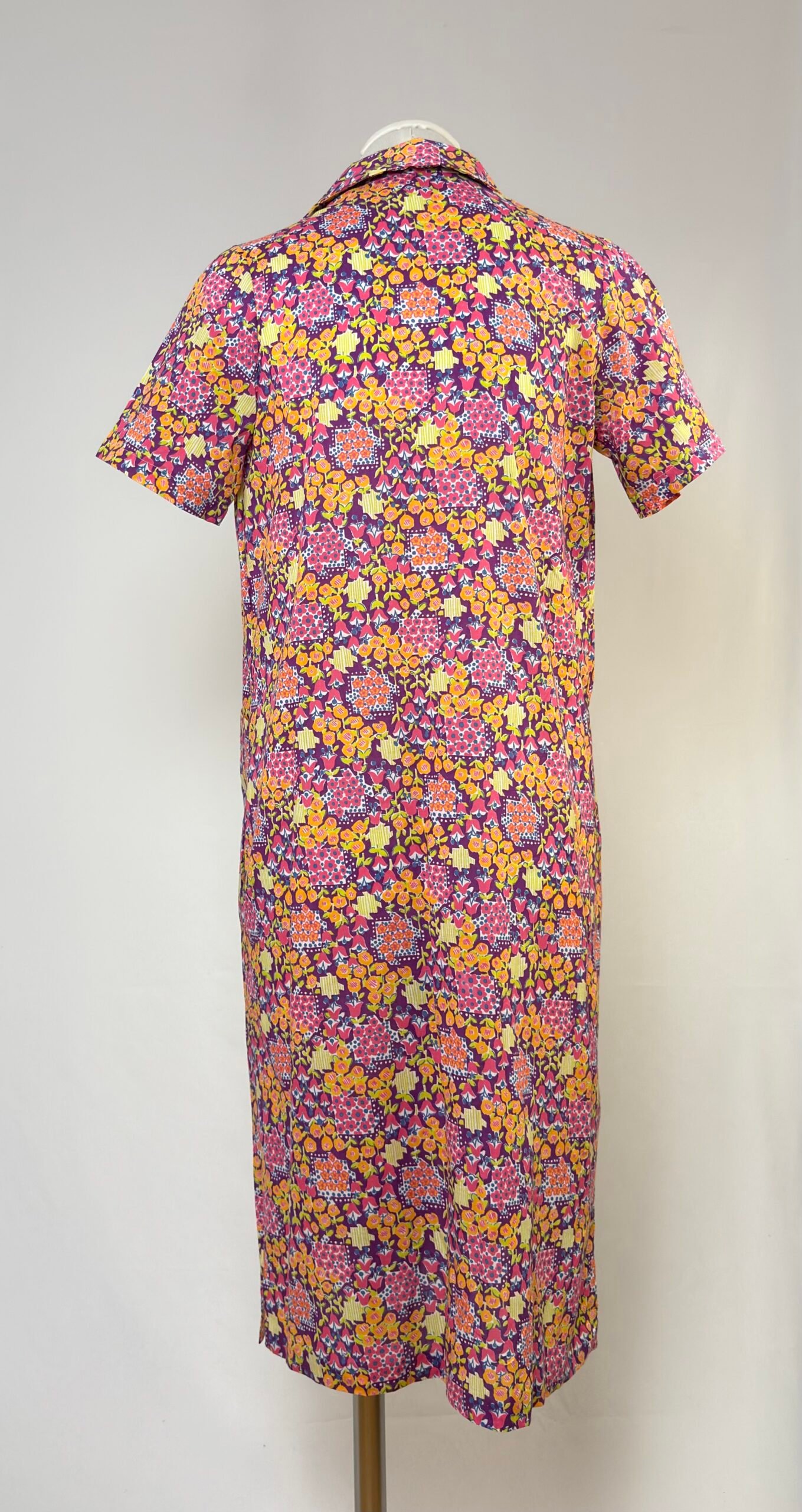 Vestido camisero primavera rosa - Imagen 6