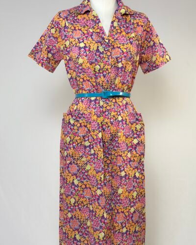 Vestido camisero primavera rosa