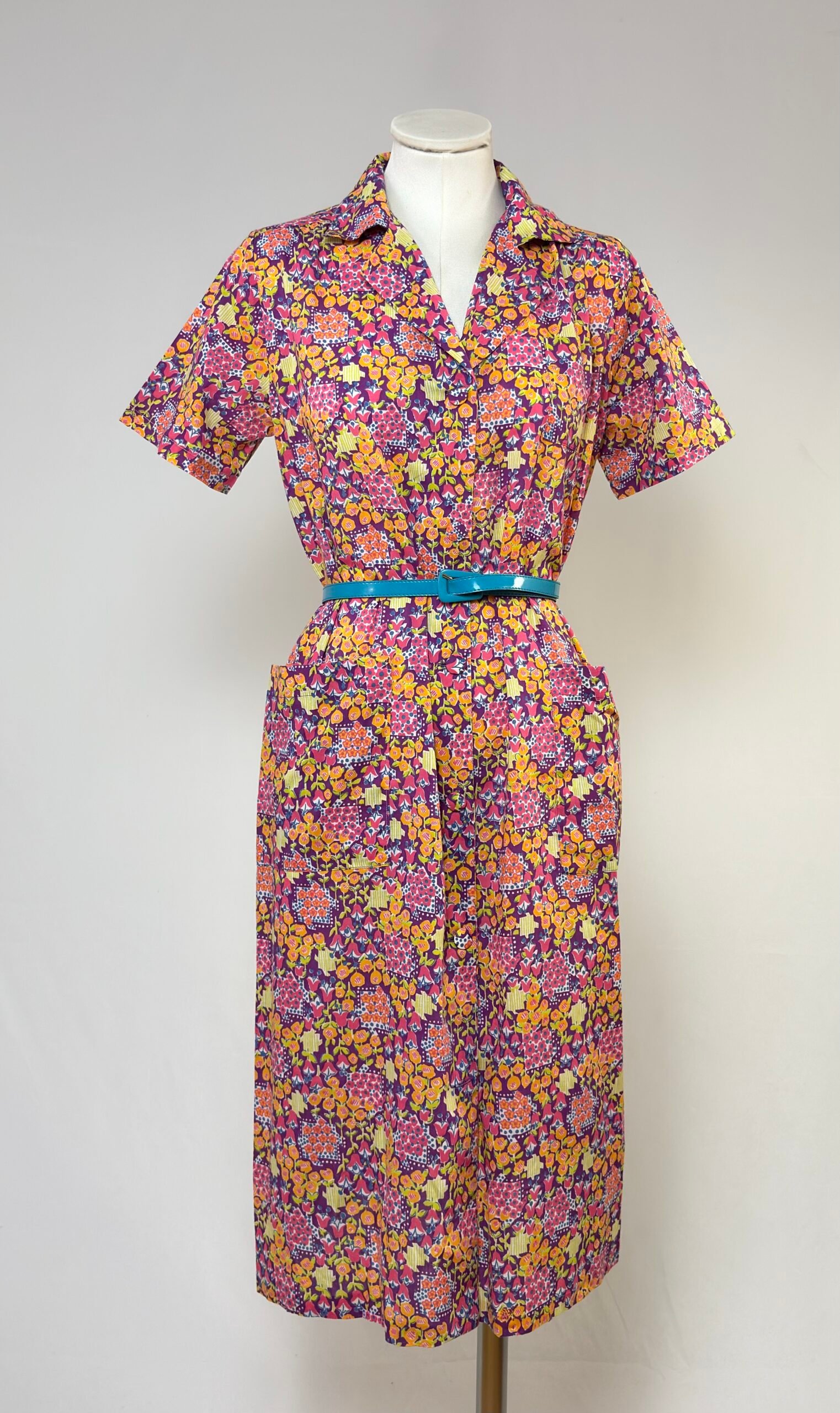 Vestido camisero primavera rosa