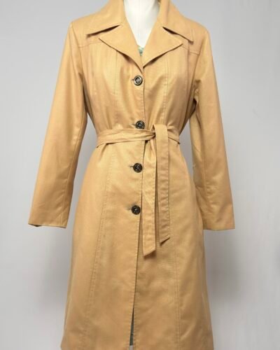 Gabardina beige años 60