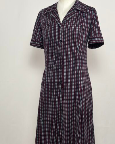 Vestido estampado puntos rojos y blancos