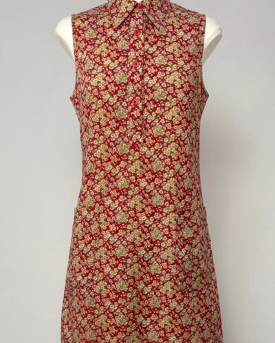 Mini vestido camisero rojo
