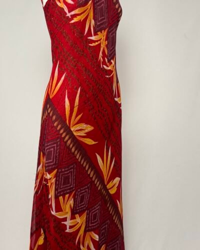 Maxi vestido rojo