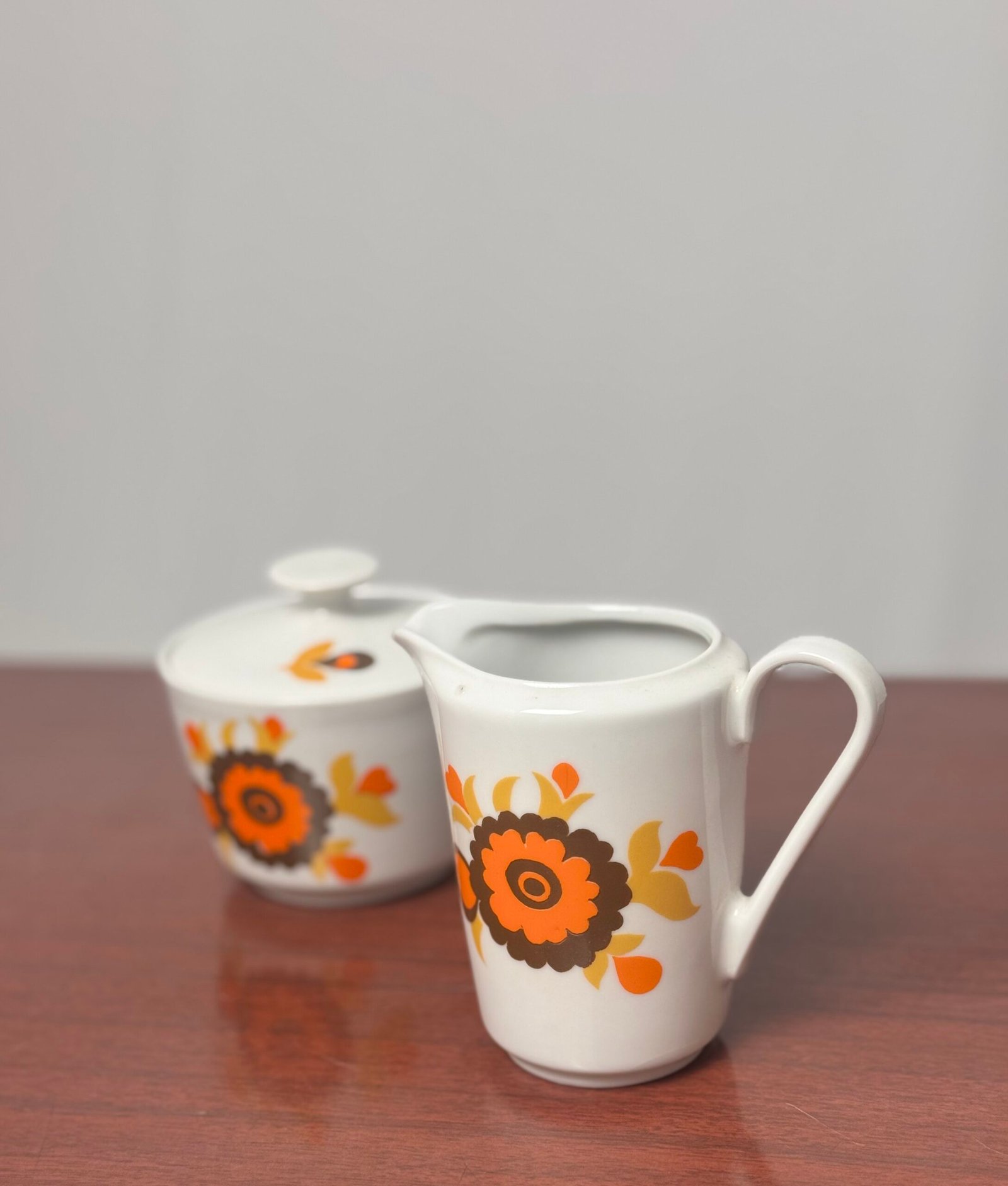 Set jarra y azucarero de porcelana alemana - Imagen 3