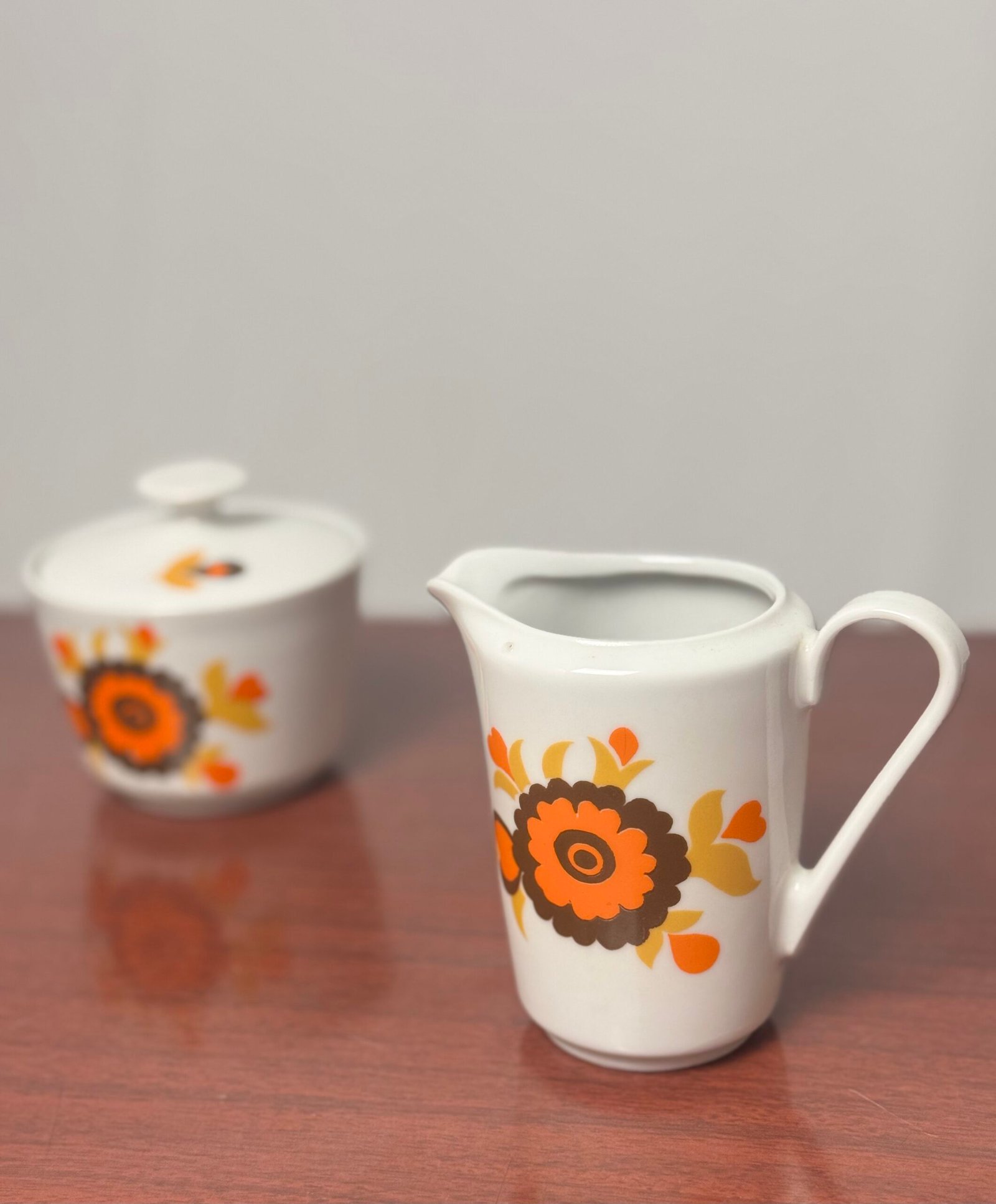 Set jarra y azucarero de porcelana alemana - Imagen 4