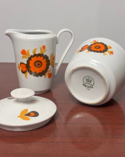 Set jarra y azucarero de porcelana alemana
